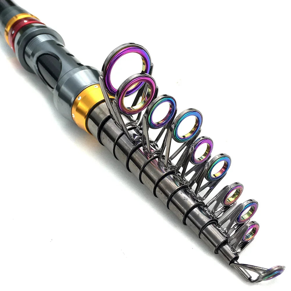 Telescopic Carbon Fiber Fishing Rod (1.8M–3.6M)